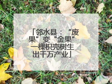 邻水县：“废果”变“金果” 一棵枳壳树生出千万产业