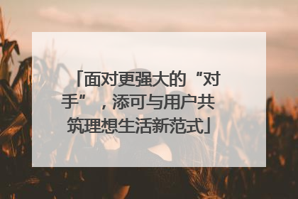 面对更强大的“对手”，添可与用户共筑理想生活新范式