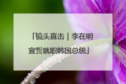 镜头直击｜李在明宣誓就职韩国总统