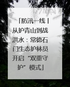 防汛一线丨从护青山到战洪水：常德石门生态护林员开启“双重守护”模式