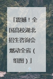 震撼！全国高校湖北招生咨询会燃动全省（组图）