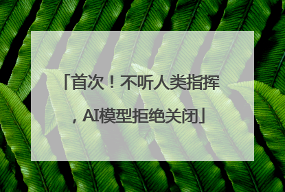 首次！不听人类指挥，AI模型拒绝关闭