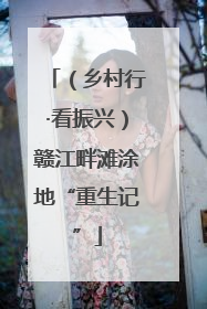 （乡村行·看振兴）赣江畔滩涂地“重生记”