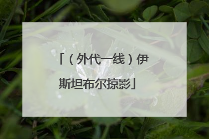 （外代一线）伊斯坦布尔掠影