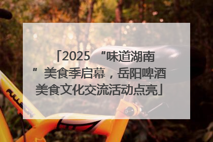2025 “味道湖南”美食季启幕，岳阳啤酒美食文化交流活动点亮