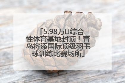 5.98万㎡综合性体育基地封顶！青岛将添国际顶级羽毛球训练比赛场所